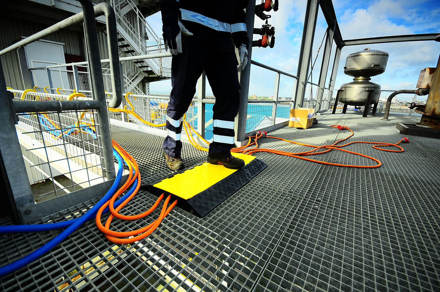 Use our cable guard for maximum safety ISP Products