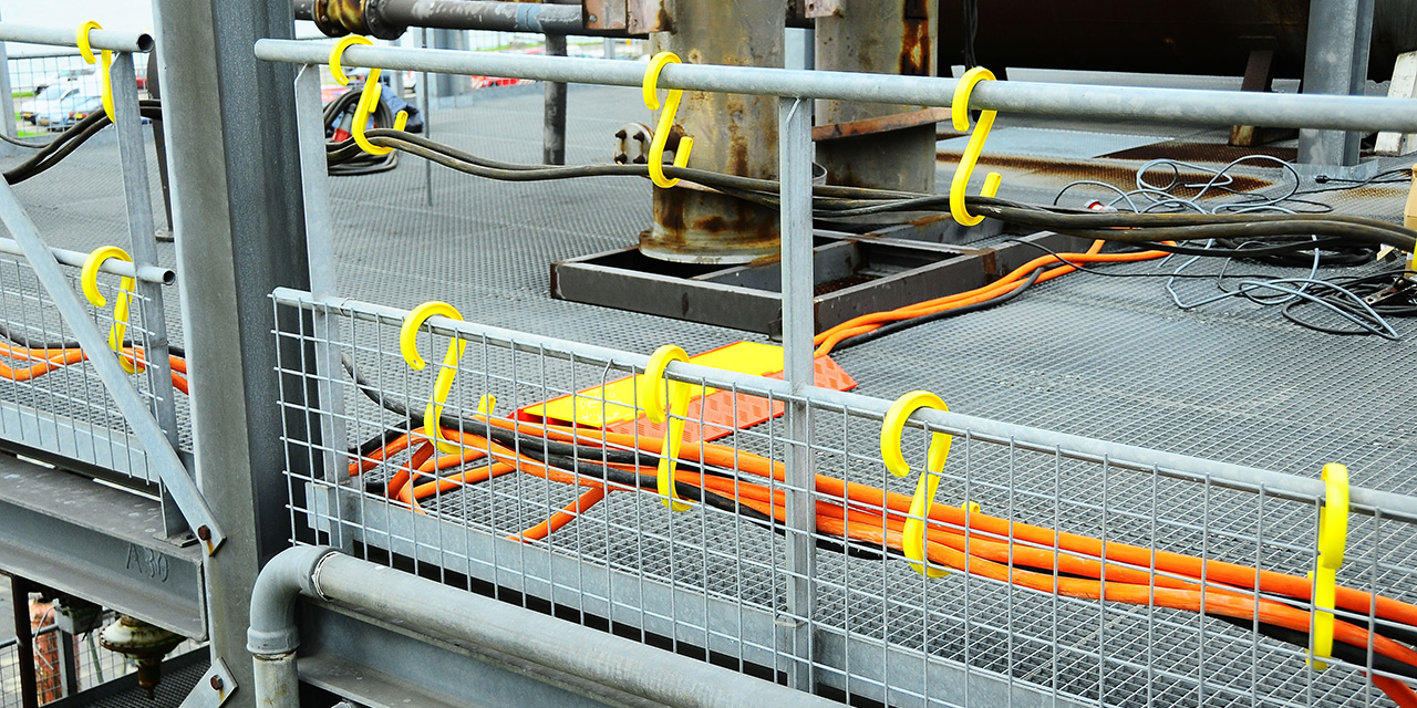 Create safety at your working place with our cable hooks ISP Products